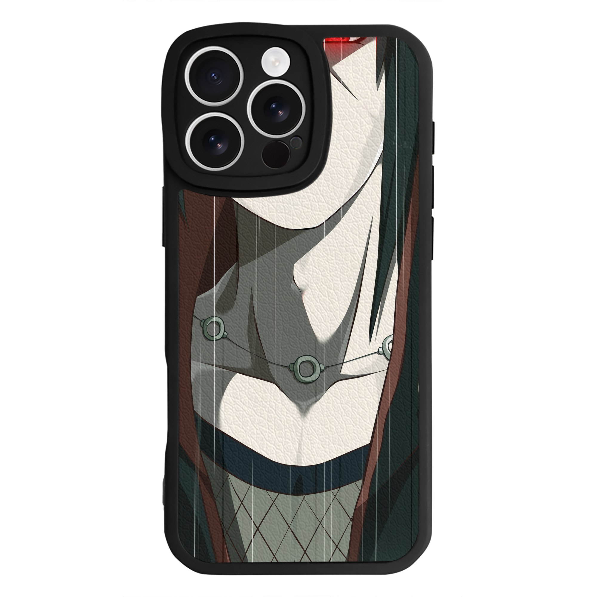 （画像用） NARUTO -ナルト- NARUTO -ナルト- 疾風伝 【iPhone 16シリーズ対応】シリコンスマホケース（レザー調） 材質：シリコン